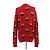 Prada Roter Pullover mit Mustern aus Wolle und Kaschmir - Ansicht 2