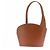 Autre Marque Borsa a mano in pelle marrone Amphora Collection - vista 2