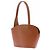 Autre Marque Borsa a mano in pelle marrone Amphora Collection - vista 5