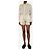 Rebecca Taylor Creme gestreiftes Button-Up-Set - Größe XS Roh - Ansicht 4