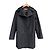 Abrigo de mezcla de lana negro Jil Sander