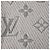 Sciarpa Mania Louis Vuitton per Donne, Lana x Seta, Grigio, Marrone - vista 4