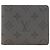 Slender Billfold aus Monogram Eclipse Reverse von Louis Vuitton Schwarz