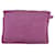 Pochette Bora MM Hermès Violette en Coton  - vue 2