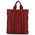 Hermès Fourre Tout Tragetasche Rot - Ansicht 2