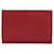 Étui à cartes en cuir rouge Hermès  - vue 2