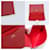 Étui à cartes en cuir rouge Hermès  - vue 5