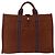 Borsa Fourre Tout MM di Hermès Marrone - vista 2