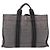 Borsa Fourre Tout MM di Hermès Grigio - vista 2