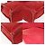 Borsa Hermès Deauville MM Rosso - vista 5