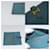 Hermès Bean Lang Wallet Blau - Ansicht 4