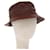 Cappello Hermès in pelle marrone