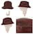 Cappello Hermès in pelle marrone - vista 3
