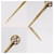 Hermès Hermes Kankanashi Hair Tie Beige  - view 4