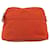 Pochette Bolide Hermès Orange en coton  - vue 2