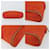 Pochette Bolide Hermès Orange en coton  - vue 4