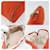 Pochette Bolide Hermès Orange en coton  - vue 5
