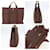 Borsa Birkin Hermès Marrone  - vista 3