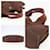 Borsa Birkin Hermès Marrone  - vista 4