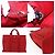 Borsa Fourre Tout MM di Hermès Rosso - vista 5