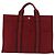 Borsa Fourre Tout MM di Hermès Rosso - vista 2