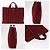 Borsa Fourre Tout MM di Hermès Rosso - vista 3