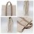 Borsa Fourre Tout MM di Hermès Beige - vista 3