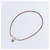 Hermès Colar Choker Coração Cadena Viviride em couro marrom Hermes  - vista 2