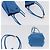 Pochette Vespa Hermès Blu Pelle - vista 4