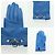 Hermès Medor Lederhandschuhe Blau - Ansicht 5