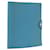 Hermès Housse de note Hermes Yuris GM Bleu  - vue 1