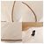 Borsa a Spalla Hermès Polochon Mimil GM Bianco - vista 6