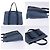 Hermès Troca Horizontal MM Tote Bag Blau - Ansicht 3
