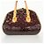 Borsa Louis Vuitton Vernis Summit Drive Bordò - vista 16