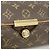 Sac à main Abbesses Monogram Louis Vuitton Marron - vue 11