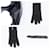 Hermès 24 Faubourg Handschuhe Schwarz - Ansicht 5