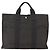 Hermès Her Line Tote Grau Baumwolle - Ansicht 2