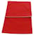 Pochette Hermès Birkin Rouge en Coton  - vue 2