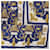 Sciarpa Hermès Carré 90 Blu - vista 4