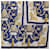 Sciarpa Hermès Carré 90 Blu - vista 7