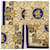 Sciarpa Hermès Carré 90 Blu - vista 7