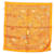 Sciarpa Gavroche 45 Hermès Arancione  - vista 1