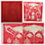 Sciarpa Hermès Carré 90 Rosso  - vista 5