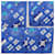 Sciarpa Hermès Carré 90 Blu  - vista 4