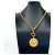 Chanel Cambon Circle Gold Plated Necklace Golden - view 6