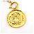 Chanel Cambon Circle Gold Plated Necklace Golden - view 7