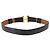 Cintura H in pelle nera e oro di Hermès Nero - vista 2