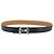 Herren Ledergürtel Constance Mini von Hermès Schwarz