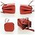 Hermès Vespa Pouch Red Leather - view 3
