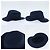 Cappello Hermès in lino blu navy - vista 3